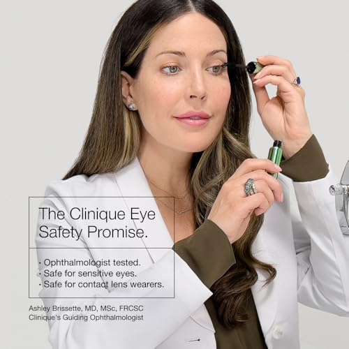 Clinique High Impact Mascara | Lengthening, Volumizing + Safe For Sensitive Eyes, Black/Brown, 0.24 Fl Oz