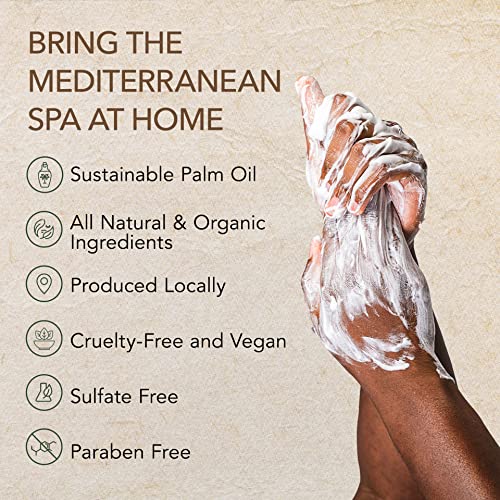 O Naturals 6pack Moisturizing Black Soap - Natural Soap Bar - Body Soap Bars, Face Soap & Hand Soap Shower Soap, Body Wash Bar - Gift for Women