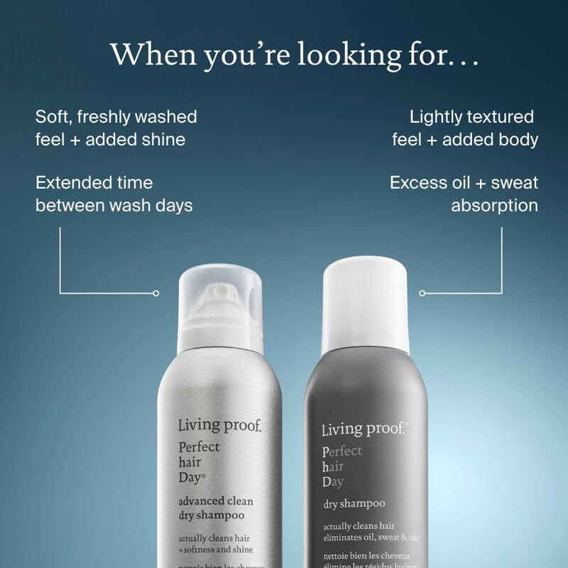 Living proof Dry Shampoo, Perfect hair Day, Dry Shampoo for Women and Men, 5.5 oz