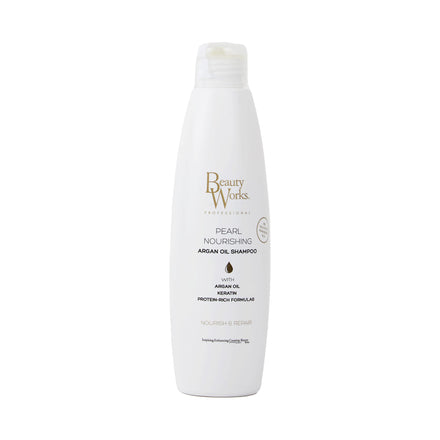 Beauty Works Pearl Nourishing Sulfate Free Argan Oil Shampoo 250ml SLE & Paraben Free