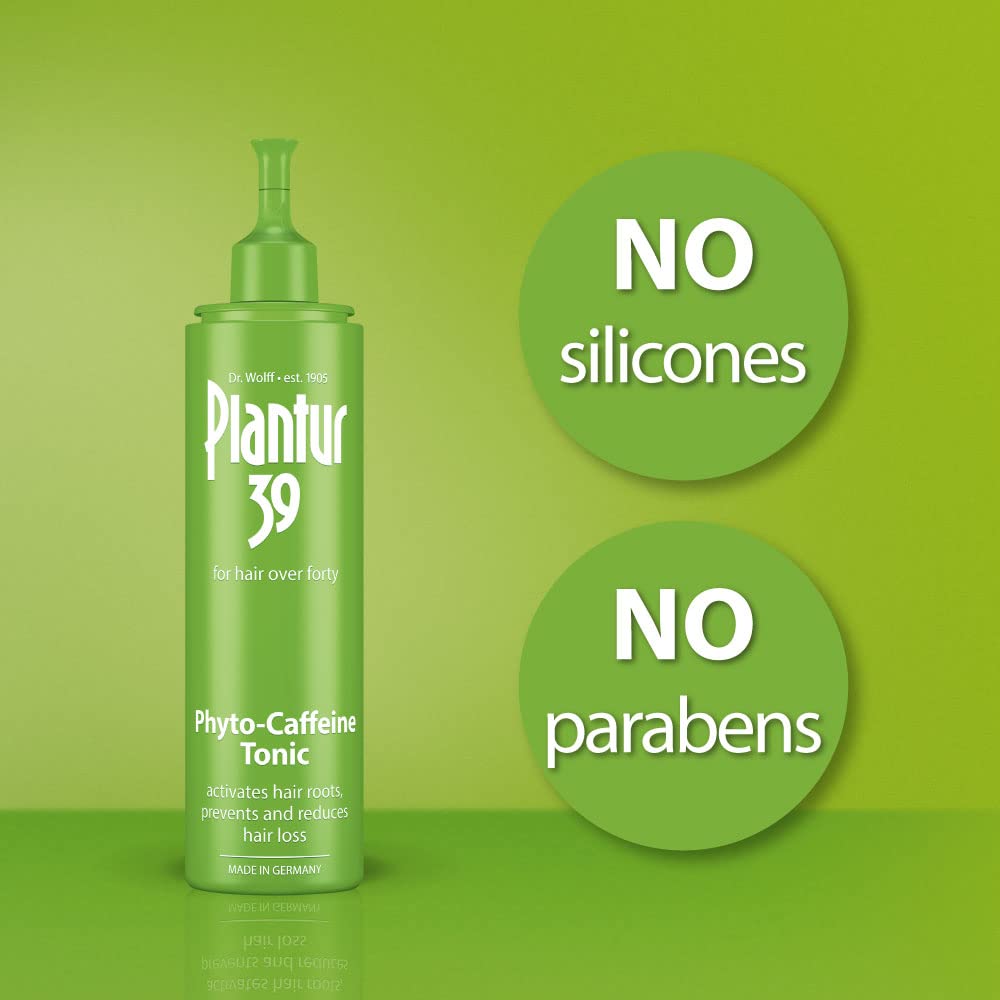 Plantur 39 Caffeine Tonic Prevents and Reduces Hair Loss 2x 200ml | Support Hair Growth and Hair Thickening | Women Hair Care Made in Germany