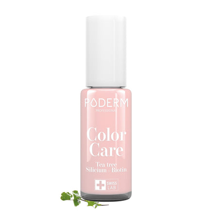 PODERM Swiss-Made Antifungal Nail Polish β Pink | Breathable Treatment with Tea Tree, Silicon & Biotin | Strengthens, Repairs & Conceals Yellow, Brittle & Damaged Nails | Podiatrist-Developed
