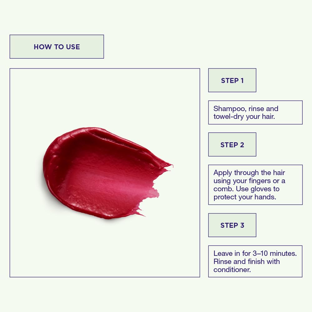 Maria Nila Colour Refresh, Pink Pop 300 ml, Pink Hair Mask, Semi-Permanent Pigments, 100% Vegan & Sulfate/Paraben free