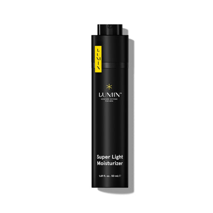 Lumin - Super Light Moisturiser Men - Skin Care for Men, Ideal for Control Oily Skin, Reduce Appearance of Fine Lines, Boost Hydration With Hyaluronic Acid, Daily Use, 50ml
