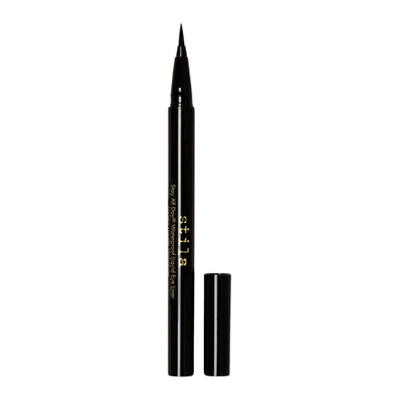 Stila All Day Waterproof Liquid Eye Liner, Easy To Use Eyeliner Pen, Smudge and Transfer Proof, Liner Stays On All Day and Night, Goes On Smoothly Without Skipping, Smudging or Pulling