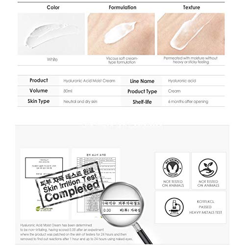 IS N tree Hyaluronic Acid Moist Cream - Rich Moisturising Cream with Hyaluronic 100 ml