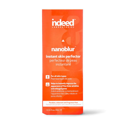 New INDEED LABS Nanoblur Instant Skin Blurring Cream - Facial primer helps minimizing visible pores, wrinkle, shine, and blemishes. - Pore minimizing primer that mattifies skin.