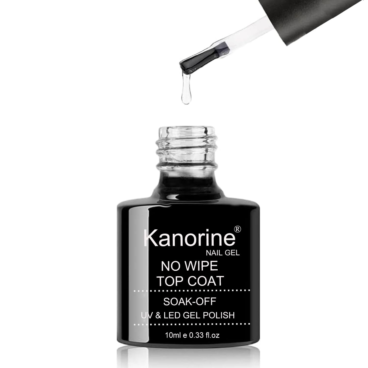 Kanorine Glossy Top Coat UV LED Soak Off Gel Nail Polish Lacquer Manicure Nail Sarlon Art