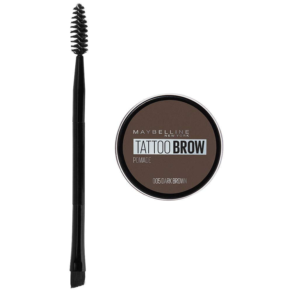 Maybelline Tattoo Brow Longlasting Pomade Pot, Dark Brown, 5 g, Pack Of 1
