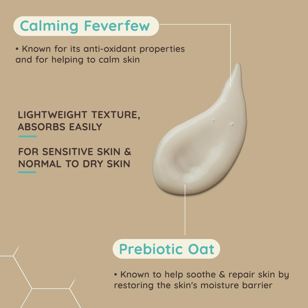 Aveeno Siero viso CALM+RESTORE® triplo avena, idratante 24 ore su 24, per pelli sensibili, con triplo complesso di avena e febbre calmante, senza profumo, 30 ml