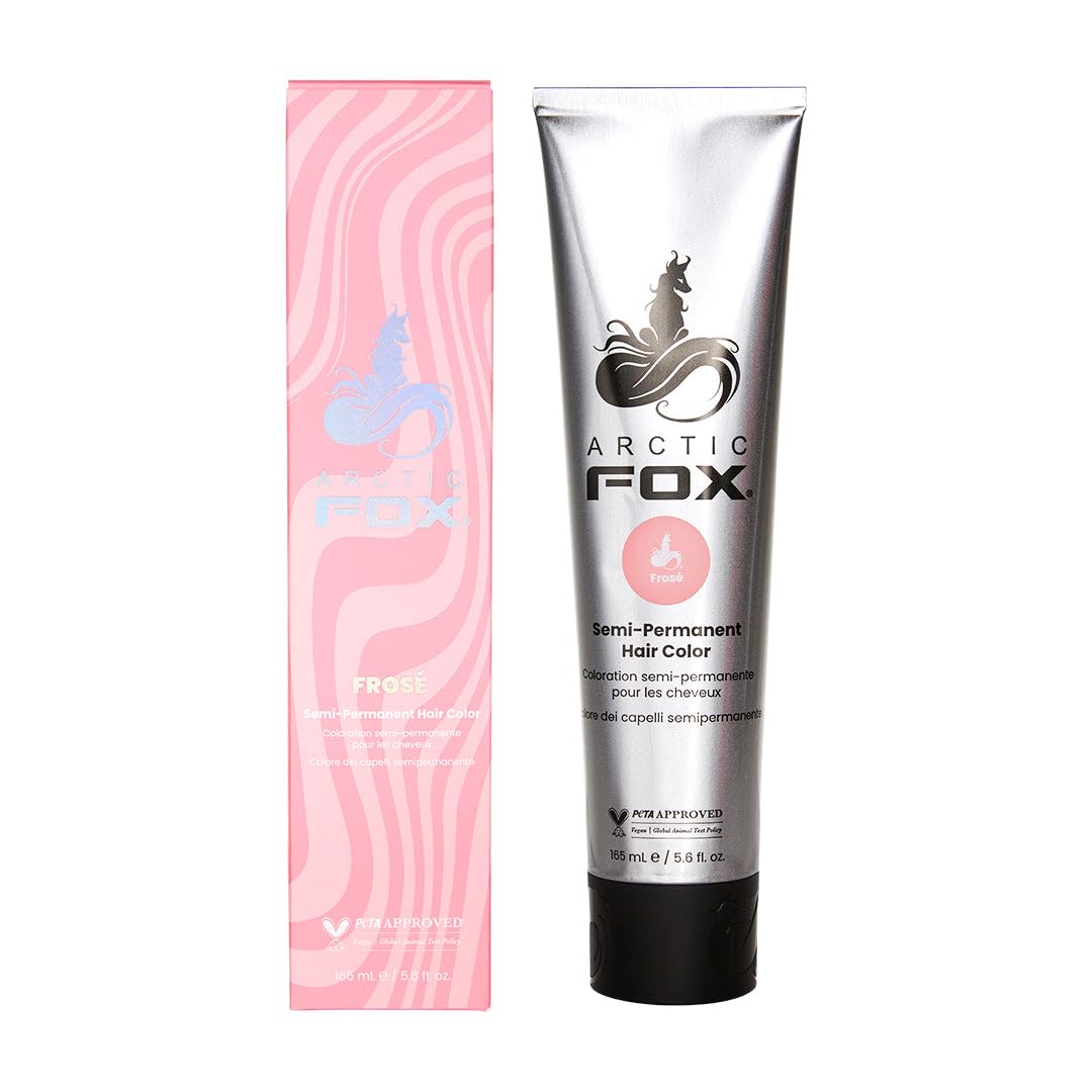 ARCTIC FOX 100% Vegan & Cruelty Free Vibrant Semi Permanent Hair Colour Dye - Frose 165 ml e