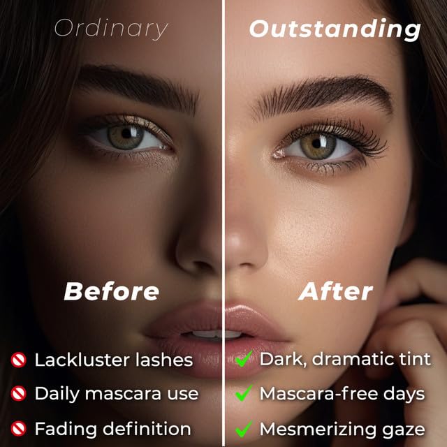 Lash Lift and Tint Kit with Keratin Conditioning by CICI | Instant Professional Perming, Lifting & Tinting for Eyelashes | Black Color Dye | Long-Lasting Salon Results At Home | DIY Tools and Supplies