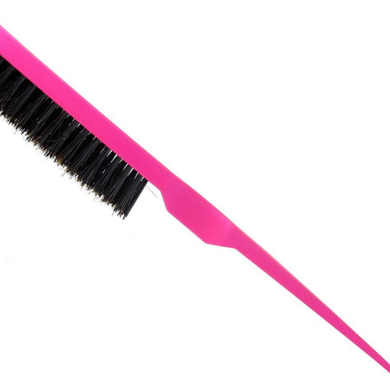 Technic Boar Bristle Pink Back Combing Brush