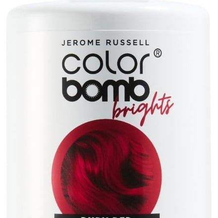 Jerome Russell Color Bomb Brights – Ruby Red Colour Depositing Conditioning Mask, 300ml