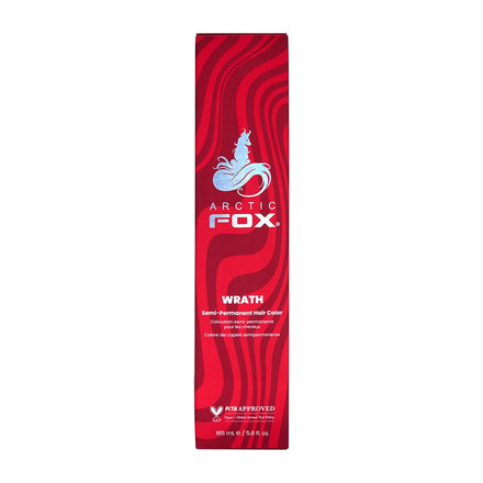 ARCTIC FOX 100% Vegan & Cruelty Free Vibrant Semi Permanent Hair Colour Dye - Wrath 165 ml e