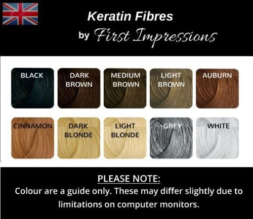 100% Natural Keratin Hair Fibre Refill For Hair Loss - Alopecia & Chemotherapy (100g, Black)