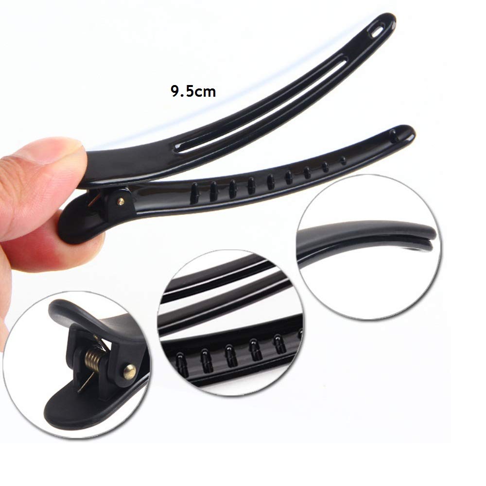 12pcs Hair Clips for Styling Sectioning + 1pcs Antistatic Parting Comb for Women Girl Stylist Hair Braiding Cutting Hairdressing Salon Tool by JT JUSTIME