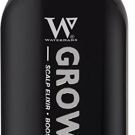 Watermans Grow More Elixir: Hair Growth Serum, Leave-In Scalp Treatment for Hair Loss & Thickening Hair. Boost Growth for Both Women & Men