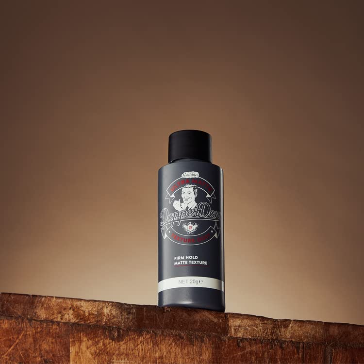 Dapper Dan Ultra Matte Texture Dust, Easy Application Hair Texture Powder For Men, Light Flexible Hold, Adds Volume, High Hold Hair Styling Powder, Citrus Cologne Scent, 2 x 20g