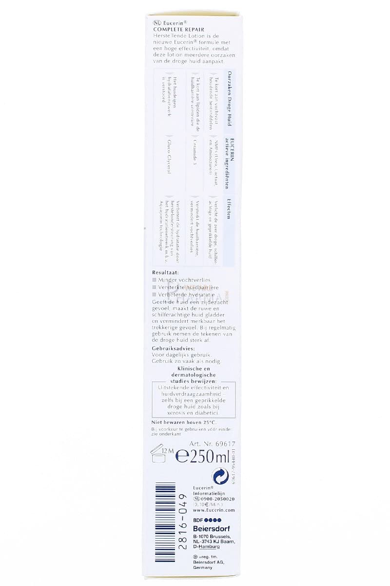 Eucerin Complete Repair Emollient Lotion 10% Urea 250 ml