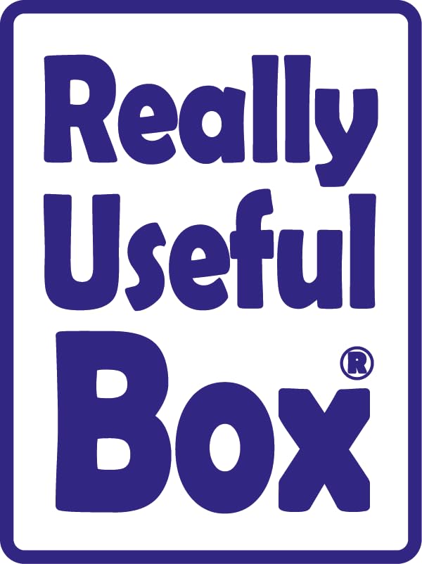Really Useful Products 33.5 Litre Box, Nestable Clear, Pack of 3 in Card