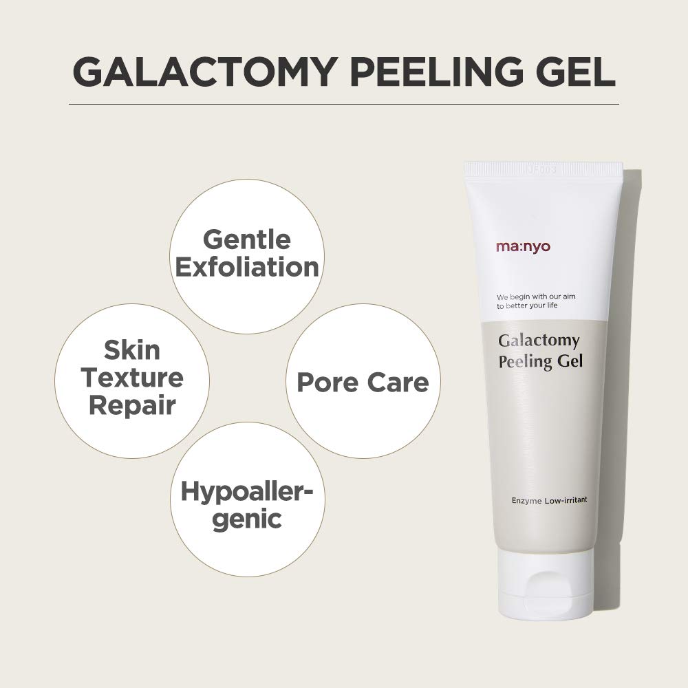 ma:nyo Galactomy Enzyme Peeling Gel Korean Skin care 75ml (2.5fl oz) Gentle Exfoliator
