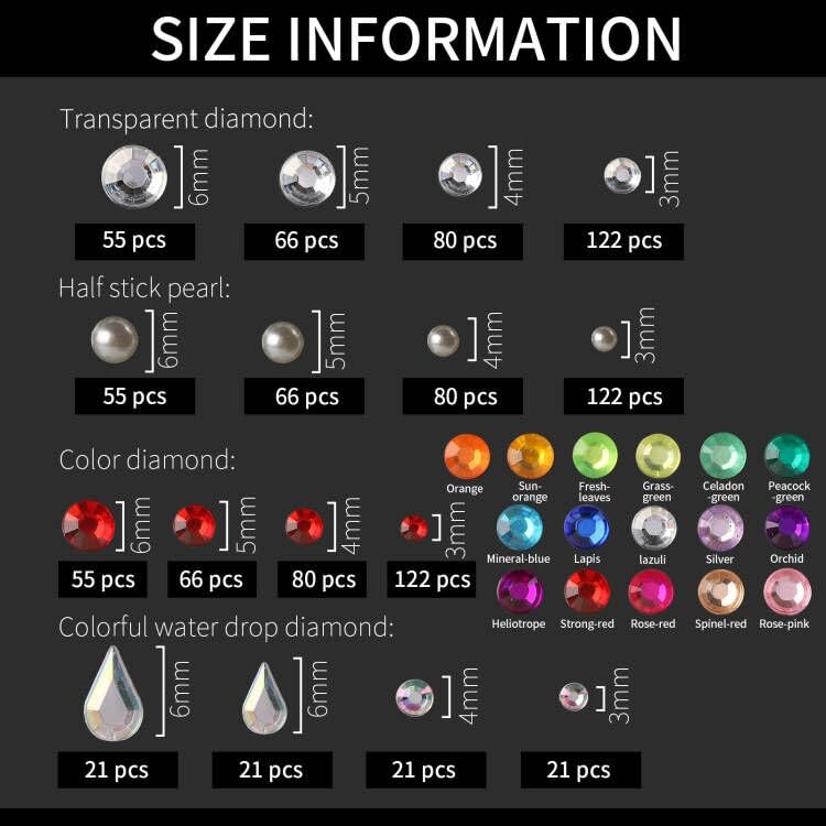 Teenitor Self Adhesive Face Gems and Pearls for Makeup, Festival Jewels, Hair Gems, Rhinestone Stickers for Face, Eye, Makeup, Body