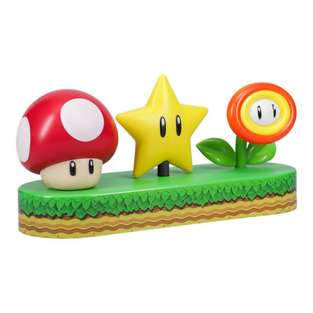 Super Mario Icon Light - Officially Licensed Mario Brothers Free Standing Desk Light, Gaming Room Decor and Merchandise for Boys and Girls, Nightlight Gift Accessory for Bedroom