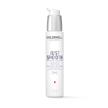 Goldwell Dualsenses Just Smooth 6 Effects Serum for Unruly Frizzy Hair, Frizz Control, 100ml