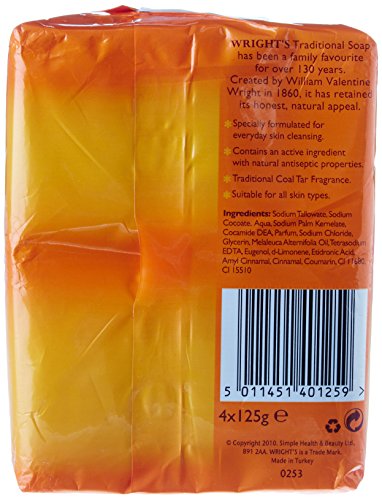 Wright's Coal Tar Soap 4 pack