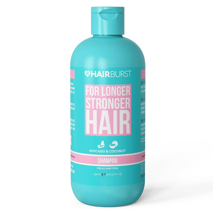 HAIR BURST Hair Growth Shampoo For Woman — Reduces Hair Loss - Strengthens Growth, Contains No SLS and Parabens, Coconut and Avocado Aroma, New Bigger Bottles 350ml