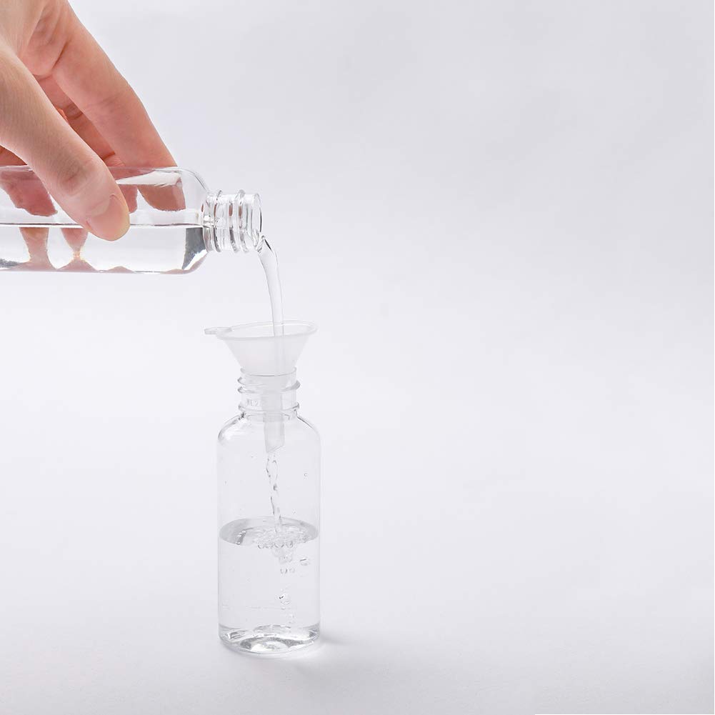 ILLUVA 100ml Small Spray Bottle Empty Clear Fine Mist Spray Bottles Plastic Travel Atomiser Bottle Set Refillable Liquid Containers for Make-up Cosmetic Hair