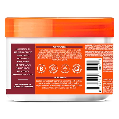 Cantu Moisturizing Twist & Lock Gel with Shea Butter for Natural Hair, 13 oz