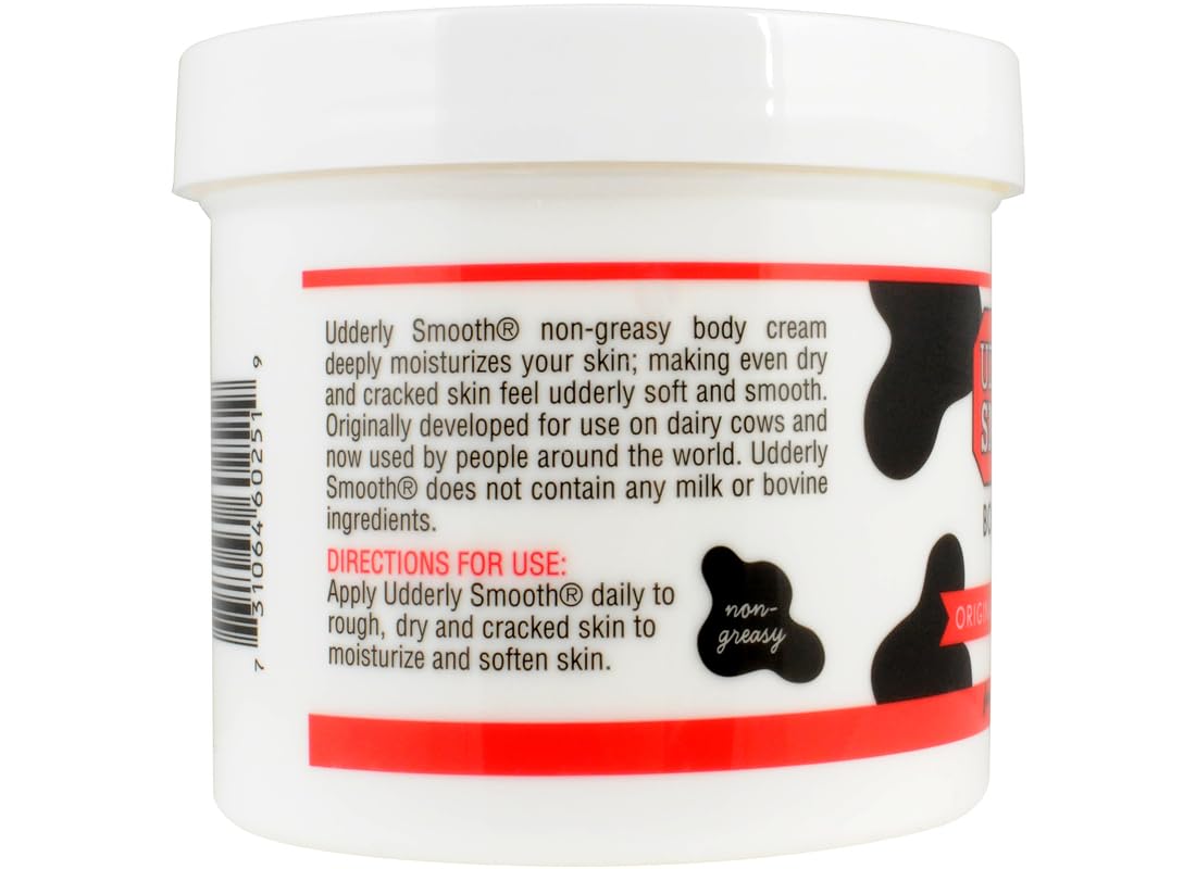 Udderly Smooth - Udder Cream - Body Cream Dry Skin Moisturiser - Big Value Extra Large Jar (340g/12oz) - Hydrates Dry Skin & Relieves Skin Problems - This Dry Skin Moisturising Body Cream Can Help Eczema, Psoriasis & Cracked Dry Sore Itchy Skin