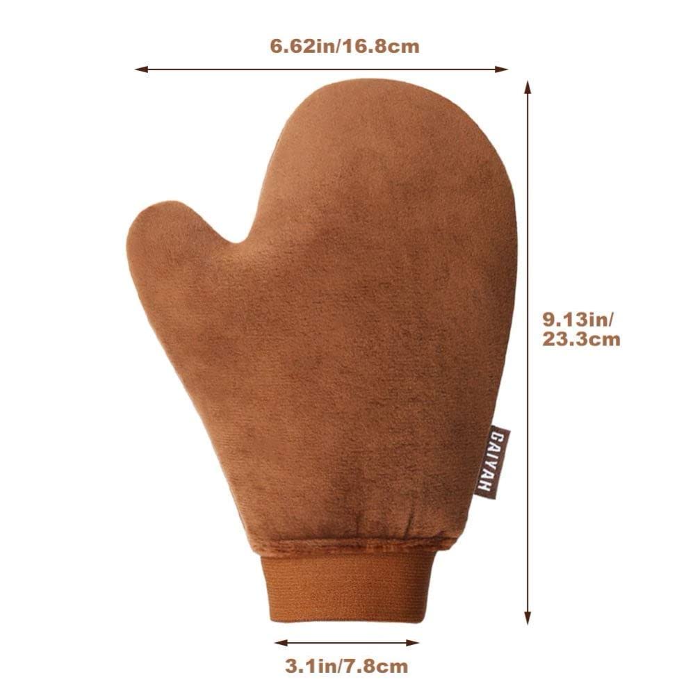 GAIYAH Tanning Mitts Self Tanner - Tanning Mitten Self Tanning Mitt Applicator Tanning Glove For Self Tan Mitt Applicator Self Tanner Mitt Applicator With Thumb Ultra Soft