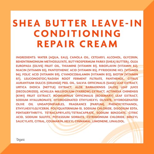 Cantu Leave-In Conditioning Repair Cream with Shea Butter, 16 oz (Packaging May Vary)