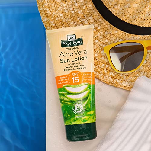 Aloe Pura Aloe Vera Sun Lotion SPF 15 200 ml