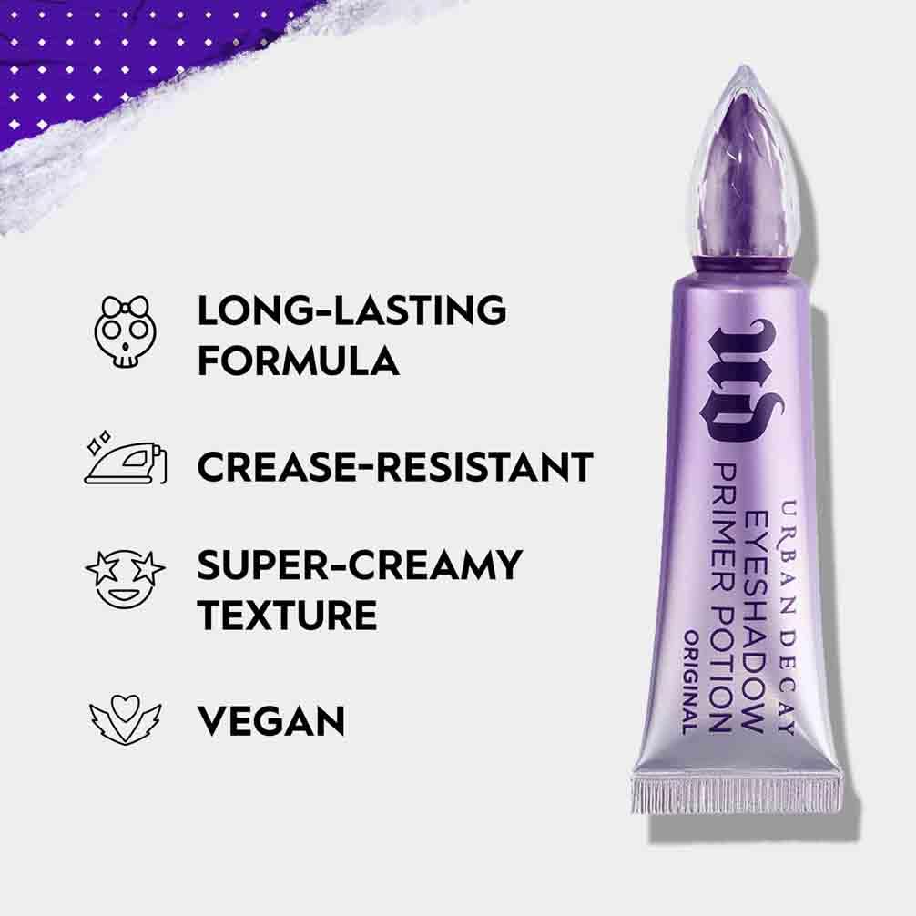 Urban Decay Eyeshadow Primer Potion, Smooths Out Imperfections and Prepares the Eyelids for Makeup, Vegan Formula, Shade: Anti Aging, 10ml