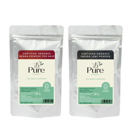 Natural Hair Dye - Organic Henna & Indigo Hair Colour 200g