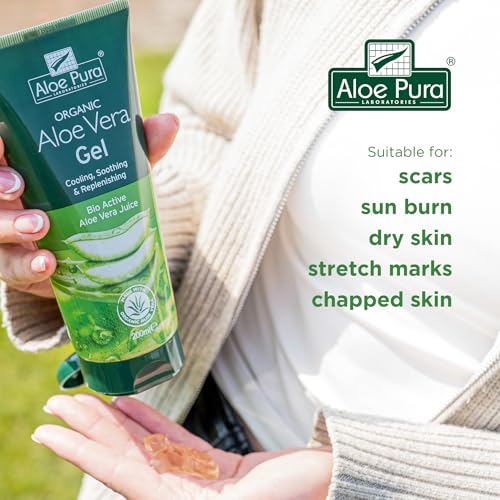Aloe Pura Organic Aloe Vera Skin Gel 3.4 fl oz