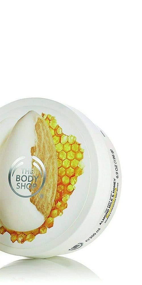 The Body Shop Almond Milk & Honey Soothing and Restoring Body Butter,200ml