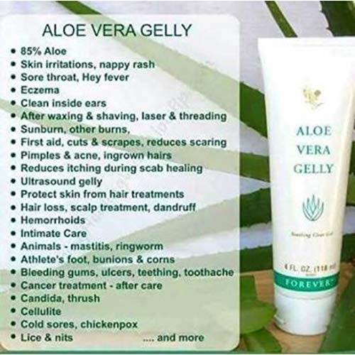 Aloe Vera Gelly 4fl. oz. 100% Stabilised Aloe Vera Gel, Limited Edition