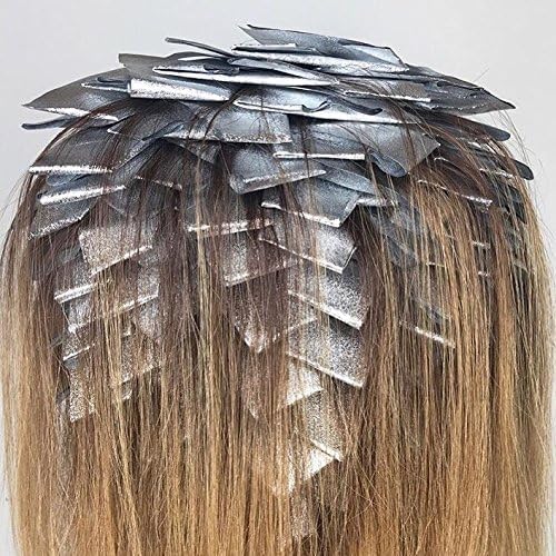 Framar Silver Embossed Roll Hair Foil, Hair Foils for Highlighting, Foils for Highlights, Hairdressing Foil for Hair Highlights, Highlighting Foil, Framar Foil Sheets, Hair Foils for Colouring – 320ft