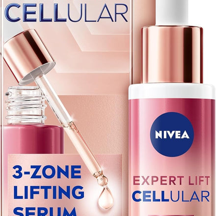 NIVEA Cellular Expert Bakuchiol Lifting Serum (30ml), Face Serum with Pure 10x Bakuchiol, Visibly Reduces Wrinkles, Lifts Contours and Tightens Skin