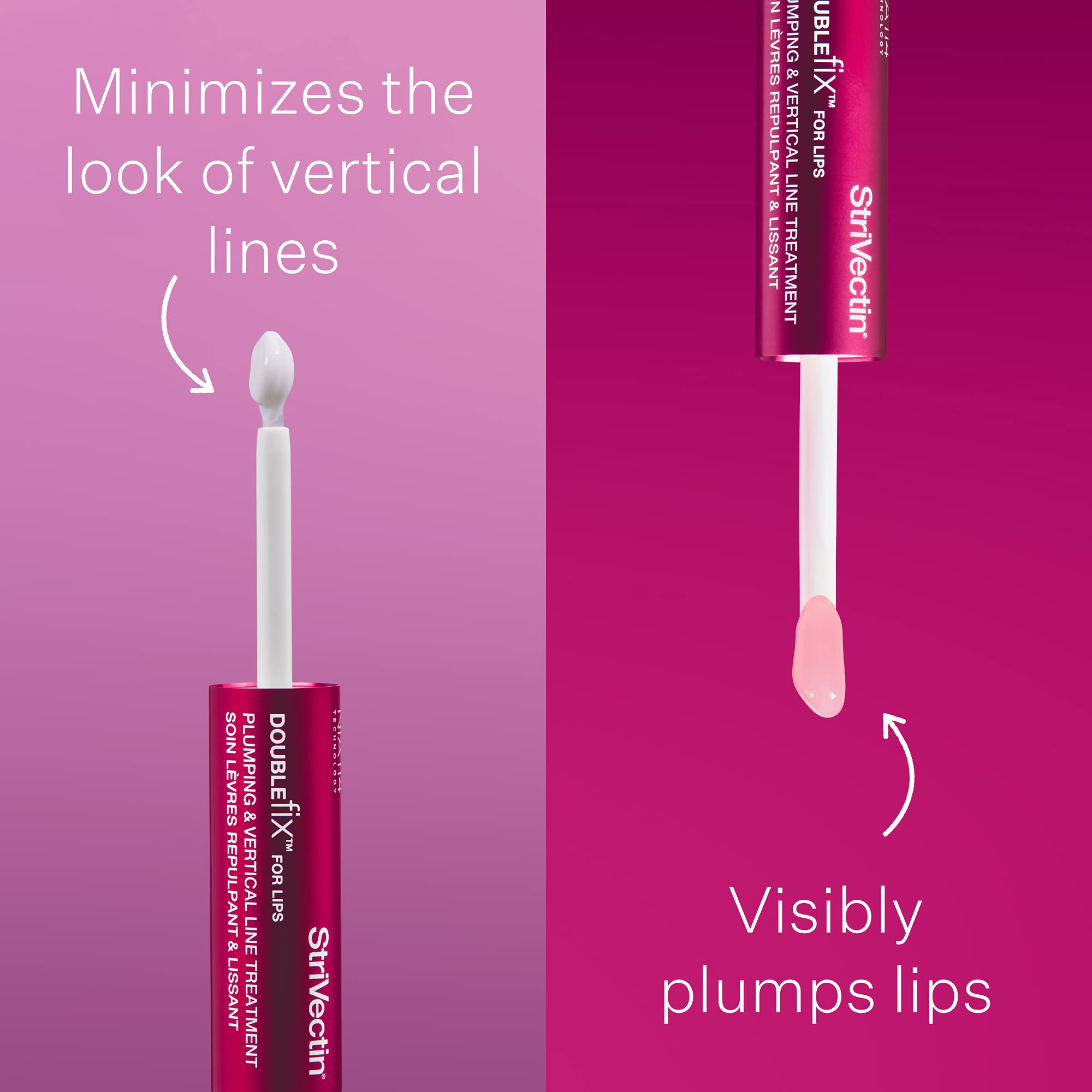 StriVectin Anti-Wrinkle Double Fix for Lips Plump and Smooth Vertical Lines, Hydrating Two-in-One Treatment, 0.16 Fl O