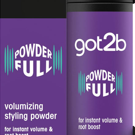 Got2B Schwarzkopf Powder'ful Unisex Root Hair Styling Powder, For Instant Volume and Root Boost, Vegan, 10g