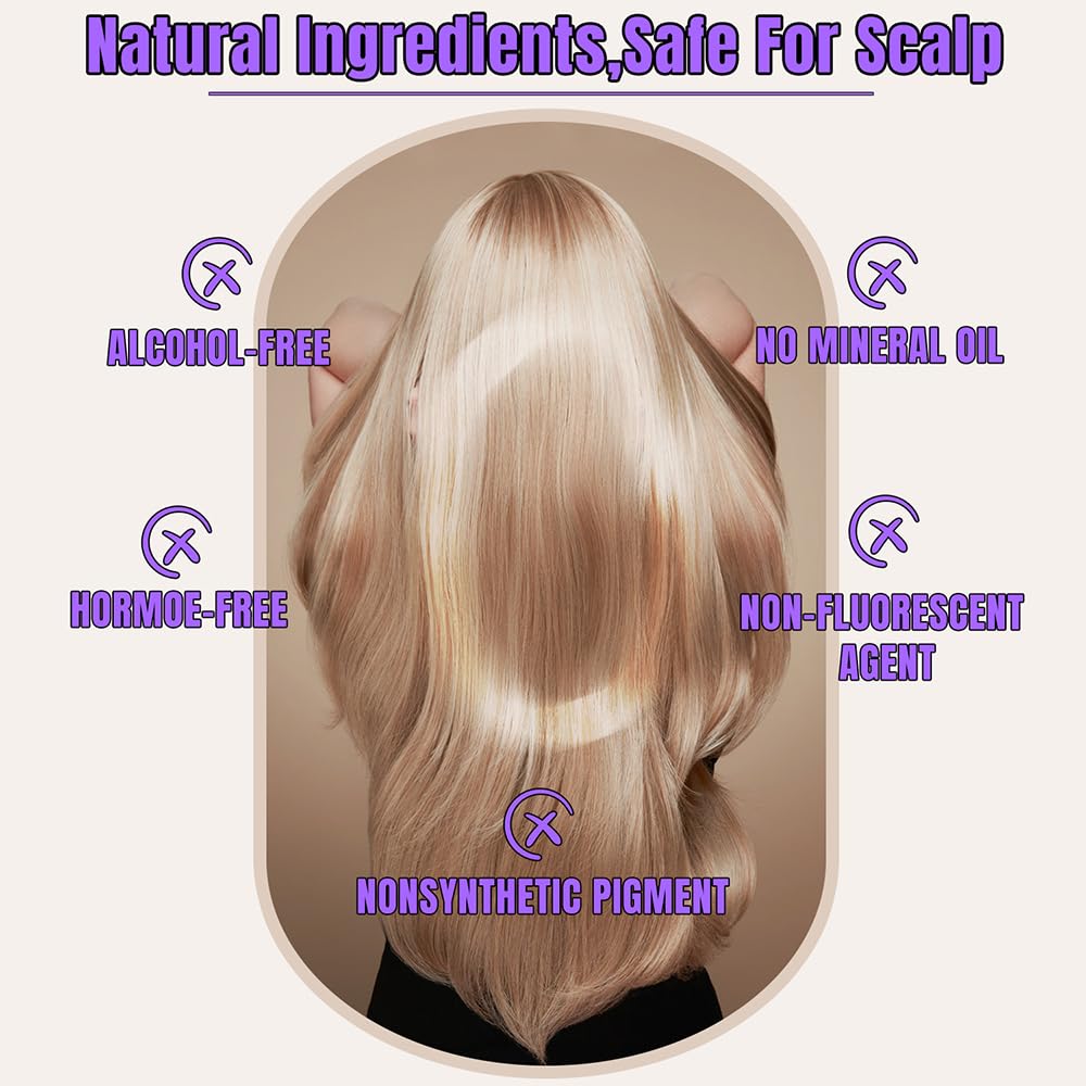 Sulphate Free Rosemary Oil Biotin Shampoo w/Scalp Massager & Argan Castor Oil Keratin Rice Water Conditioner Sets for Women's Hair Growth & Thickening - 2 in 1 Set