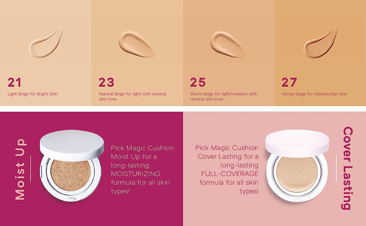 Missha Magic Cushion Cover Lasting No.23 1pcs (15g)