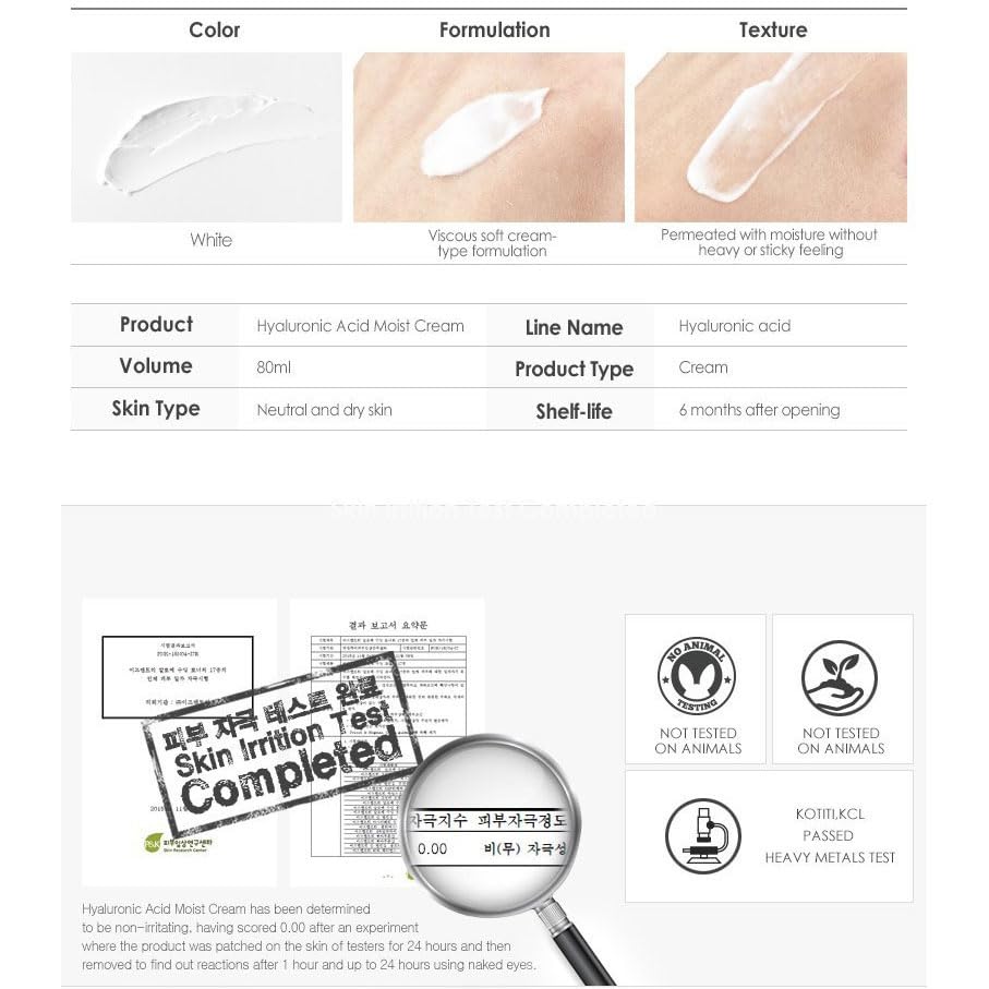 IS N tree Hyaluronic Acid Moist Cream - Rich Moisturising Cream with Hyaluronic 100 ml