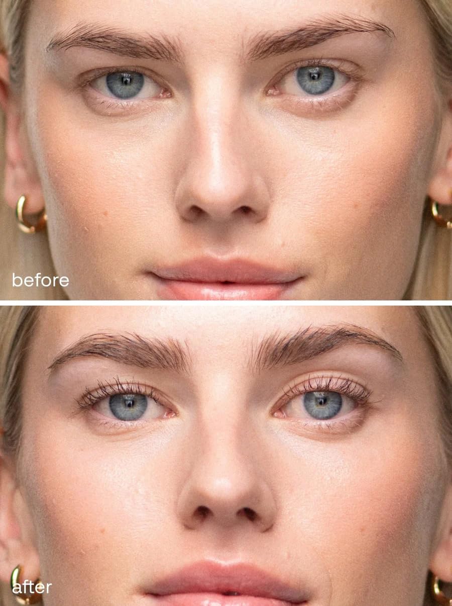 UKLASH Lengthening Mascara (Mascara) - Black, Extra-Black Pigmented, Water-Resistant, Vegan-Friendly, Paraben-Free, Cruelty-Free, Lengthening Formula with Double-Sided Silicone Wand